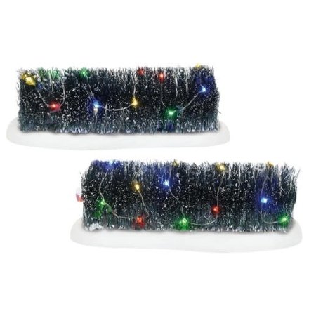 Department 56 Village Cross Product Lit Frosted Hedges Accessory