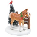 Department 56 Village Cross Product Cardinal Christmas Pony Accessory
