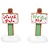 Department 56 Village Cross Product North Pole Gingerbread Christmas Signs Accessory
