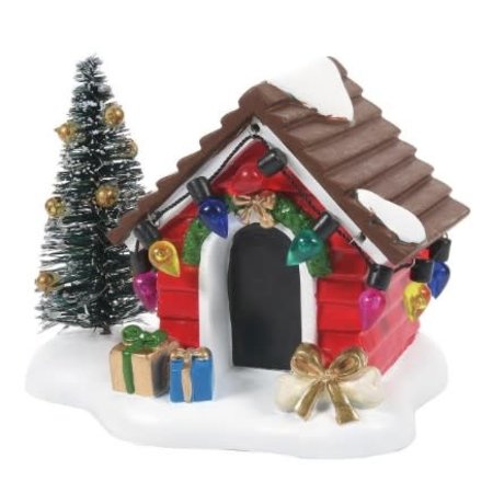 Department 56 Village Cross Product Fido's Christmas Getaway Accessory