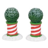 Department 56 Village Cross Product Peppermint Planters Village Accessory