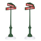 Department 56 Village Cross Product Street Signs Accessory