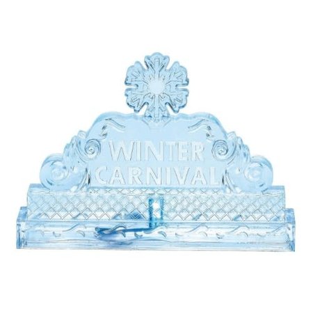 Department 56 Village Cross Product Lit Ice Castle Sign Accessory
