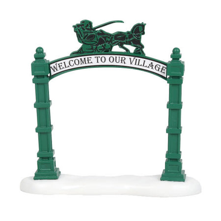 Department 56 Village Cross Product Village Archway Accessory
