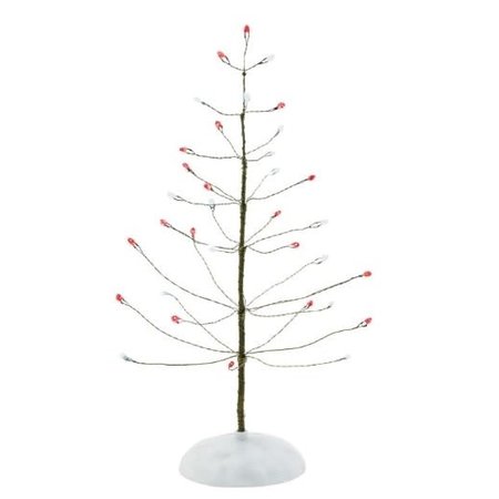Department 56 Village Cross Product Red & White Twinkle Brite Tree Accessory