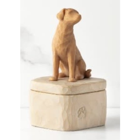 Willow Tree Willow Tree Love My Dog (golden) Keepsake Box