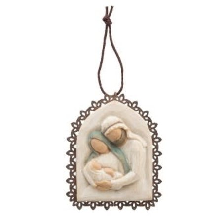 Willow Tree Willow Tree Holy Family Metal-Edged Ornament