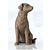 Willow Tree Willow Tree Love My Dog (dark) Figurine