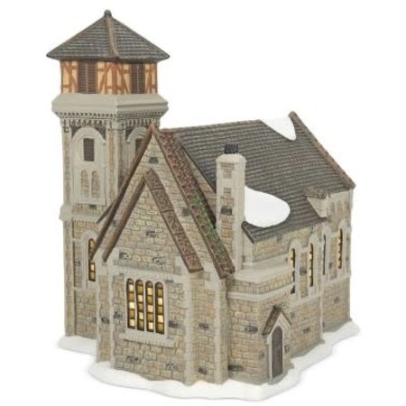 Department 56 Dickens' Village St Pancras Old Church Lit Building