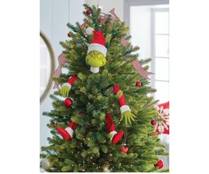 Possible Dreams Decorate Grinch in a Cinch Clothtique Christmas Tree Topper  Set