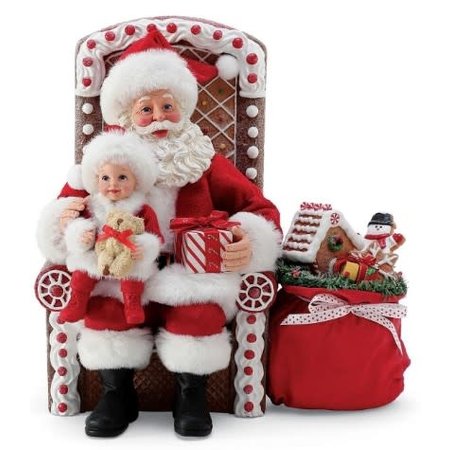 Possible Dreams Possible Dreams Gingerbread Chair Santa Figurine