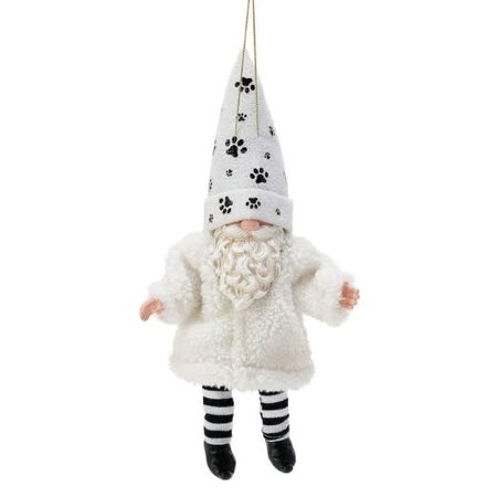 Possible Dreams Possible Dreams Gnome Furry Pet White Ornament