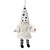 Possible Dreams Possible Dreams Gnome Furry Pet White Ornament