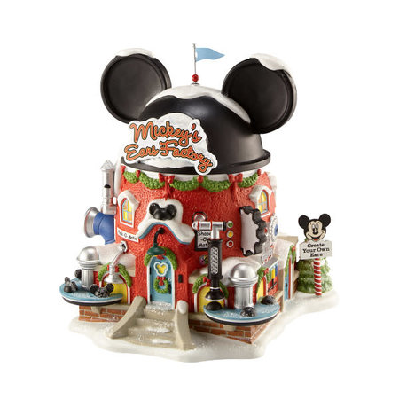 Department 56 North Pole Mickey's Ears Factory Lit Building