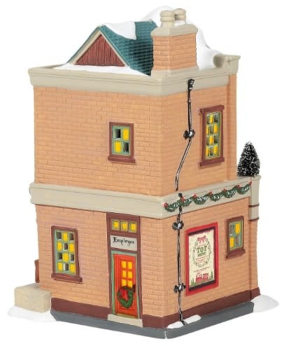Christmas in the City Model Railroad Shop Lit Building - Evolve For The  Home Online