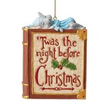 Jim Shore Jim Shore Twas the Night Before Christmas Book Ornament