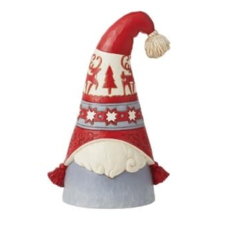 Jim Shore Jim Shore Nordic Noel Gnome Flap Hat Figurine