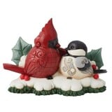 Jim Shore Jim Shore Cardinal & Chickadee Figurine