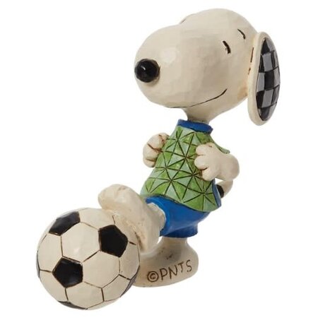 Jim Shore Jim Shore Mini Snoopy Soccer Figurine