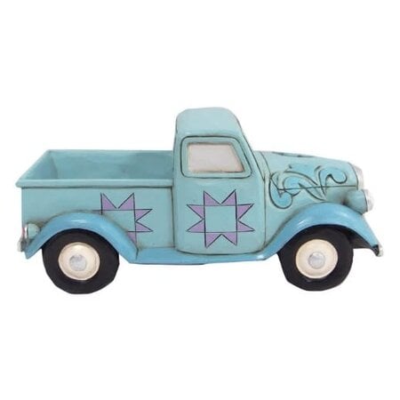 Jim Shore Jim Shore Mini Blue Pickup Truck Figurine