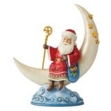 Jim Shore Jim Shore Santa on Crescent Moon Figurine