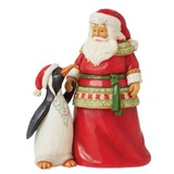 Jim Shore Jim Shore Pint Sized Santa with Penguin Figurine