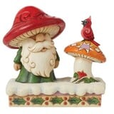 Jim Shore Jim Shore Santa  Gnome by Mushroom and Bird Figurine