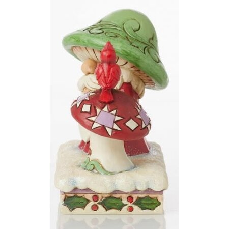 Jim Shore Jim Shore Santa Gnome by Mushroom and Bird Figurine