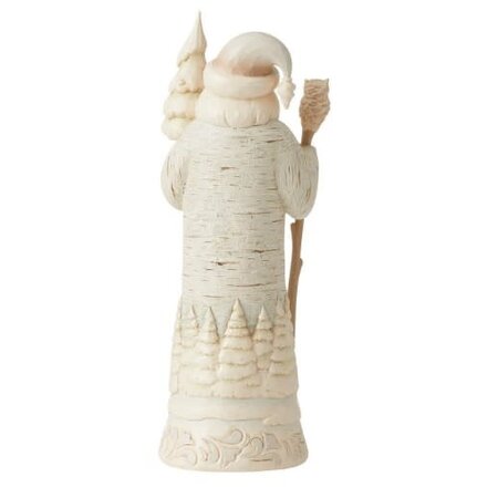 Jim Shore Jim Shore White Woodland Birch Bark Santa Figurine