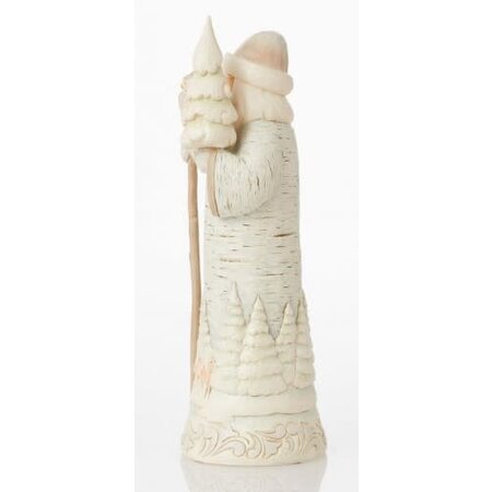 Jim Shore Jim Shore White Woodland Birch Bark Santa Figurine