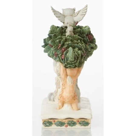 Jim Shore Jim Shore White Woodland Animals Carrying Tree Figurine