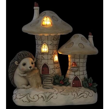 Jim Shore Jim Shore White Woodland Lit Mushroom House Figurine