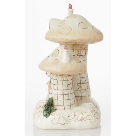 Jim Shore Jim Shore White Woodland Lit Mushroom House Figurine