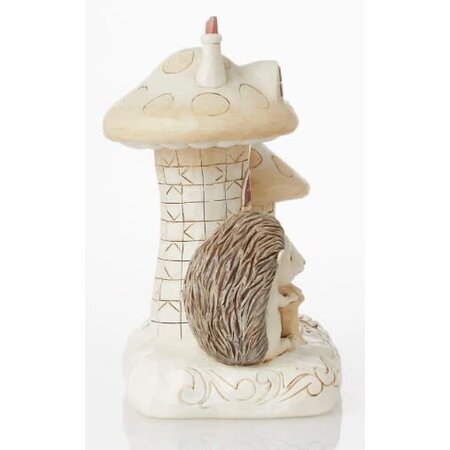 Jim Shore Jim Shore White Woodland Lit Mushroom House Figurine