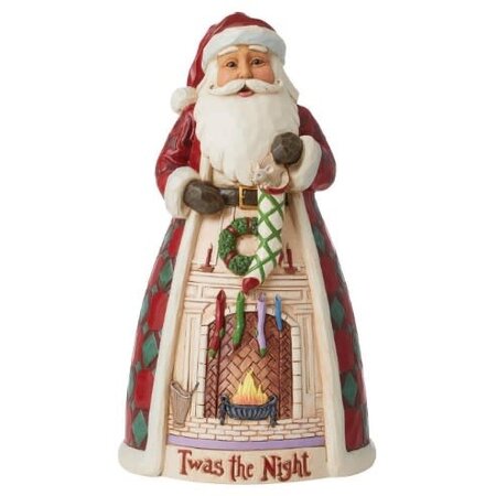 Jim Shore Jim Shore Twas The Night Santa Fireplace Figurine