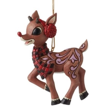 Jim Shore Jim Shore Rudolph with Earmuff Ornament