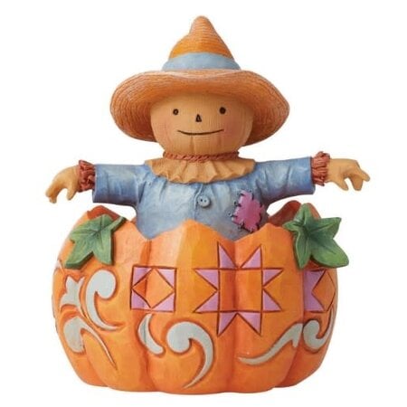 Jim Shore Jim Shore Pumpkin and Scarecrow Figurine