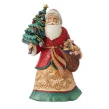 Jim Shore Jim Shore Santa with Tree and Toybag Figurine