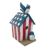 Jim Shore Jim Shore Patriotic Birdhouse Figurine
