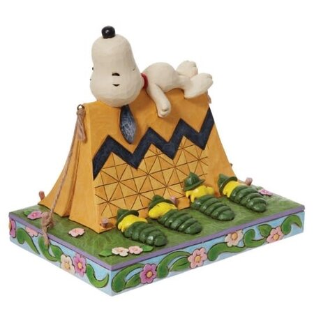 Jim Shore Jim Shore Snoopy & Woodstock Camping Figurine