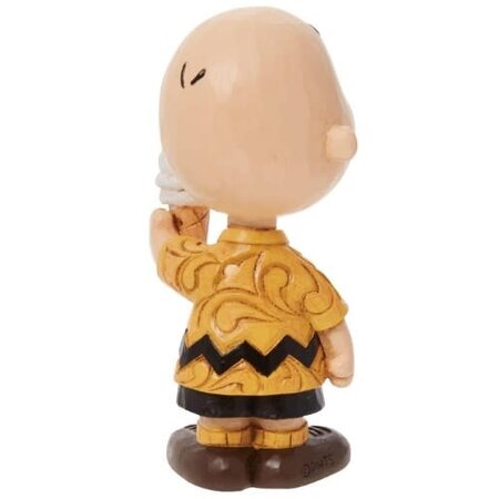 Jim Shore Jim Shore Mini Charlie Brown with Ice Cream Figurine