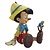 Jim Shore Jim Shore Pinocchio & Jiminy Sitting Figurine