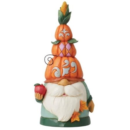 Jim Shore Jim Shore Gnome Harvest Pumpkin Hat Figurine