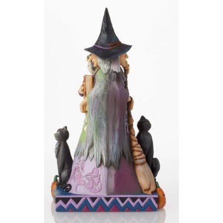 Jim Shore Jim Shore Spooky or Sweet Two Sided Witch Figurine