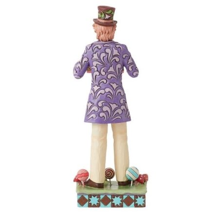 Jim Shore Jim Shore Willy Wonka with Rotating  Chocolate Bar Figurine