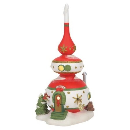 Department 56 North Pole Finny's Ornament House Lit Building