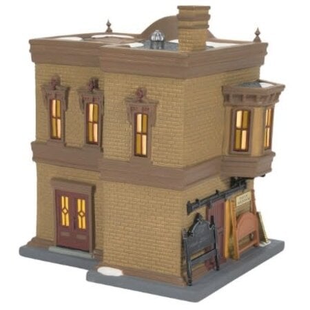 Department 56 Christmas in the City Thompson's Furniture Lit Building