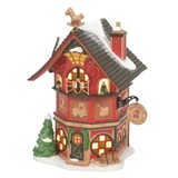 Department 56 North Pole's Finest Wooden Toys Lit Building