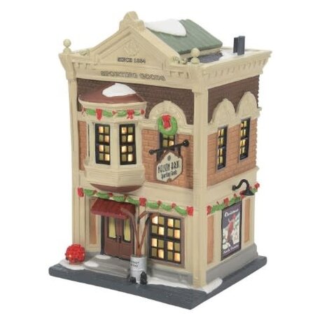 Department 56 Christmas in the City Nelson Bros Sporting Goods Lit Building