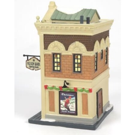 Department 56 Christmas in City Nelson Bros Sporting Goods Lit Building